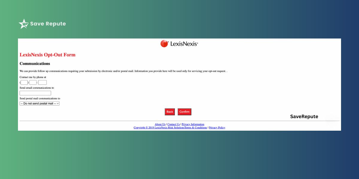 lexisnexis opt out